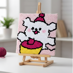 Pompom Ball Mosaic Art